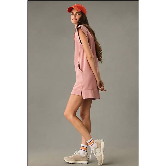Anthropologie Dresses & Skirts - Daily Practice by Anthropologie Meru Zip-Front Sweatshirt Mini Dress Size M
